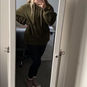 Hooded Sherpa Sweater